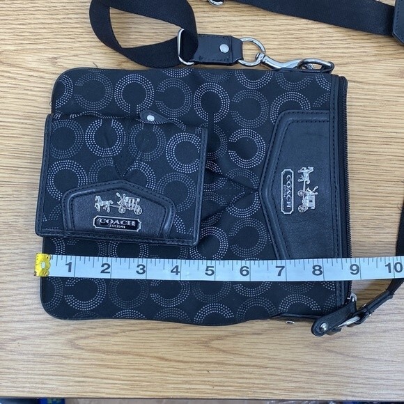 Coach Womens Signature Collection Adjustable Strap Sling Bag Crossbody & Wallet - Picture 11 of 11